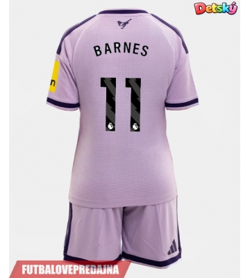 Lacne Dětský Futbalové dres Newcastle United Harvey Barnes #11 2026-27 Krátky Rukáv - Tretina (+ trenírky)
